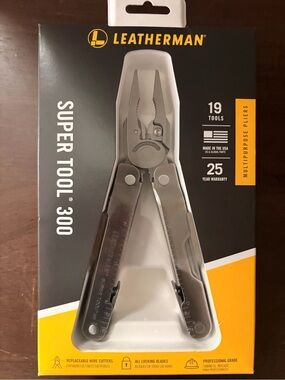 Leatherman Super Tool 300 Stainless Steel Multi-Tool - Silver